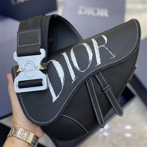 dior and shawn bag|Black Grained Calfskin with DIOR AND SHAWN Signature.